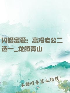 闪婚蜜爱：高冷老公二选一