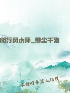 阴行风水师