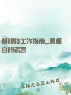 阴阳路工作指南