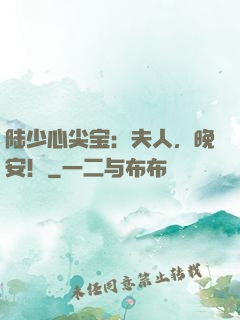 陆少心尖宝：夫人，晚安！