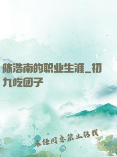 陈浩南的职业生涯