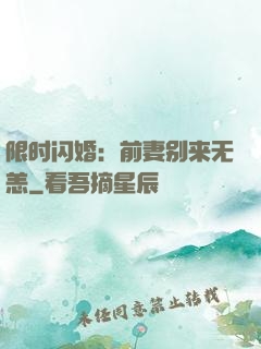限时闪婚：前妻别来无恙
