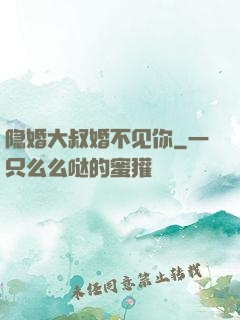 隐婚大叔婚不见你