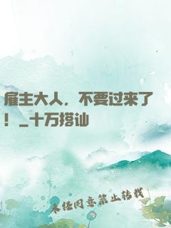 雇主大人，不要过来了！
