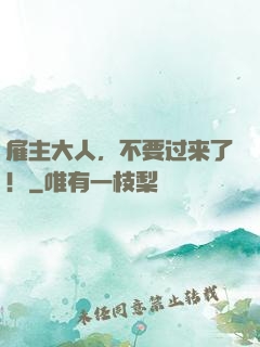雇主大人，不要过来了！