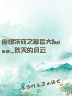 霍格沃兹之幕后大boss