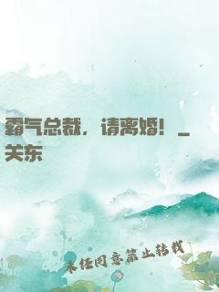 霸气总裁，请离婚！