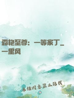 霸艳至尊：一等家丁