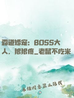 霸道婚宠：BOSS大人，狠狠疼