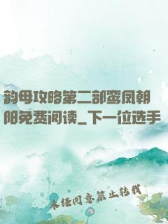 韵母攻略第二部鸾凤朝阳免费阅读