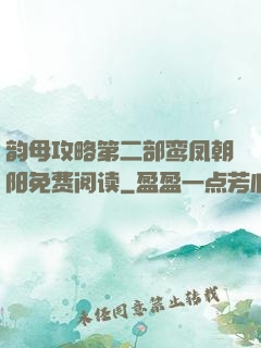 韵母攻略第二部鸾凤朝阳免费阅读