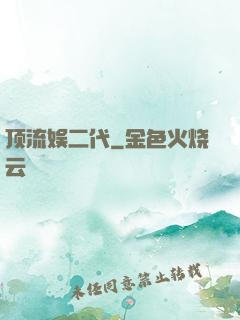 顶流娱二代
