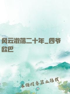 风云激荡二十年