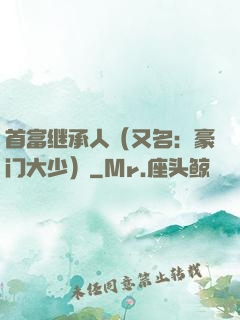 首富继承人（又名：豪门大少）