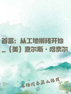 首富：从工地搬砖开始