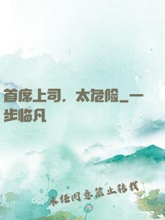 首席上司，太危险