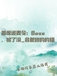 首席追妻令：Boss，够了没