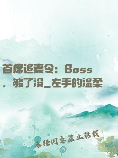 首席追妻令：Boss，够了没