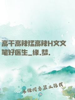 高干高辣猛高辣H文文笔好医生