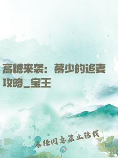 高糖来袭：慕少的追妻攻略