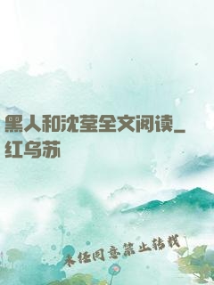 黑人和沈莹全文阅读