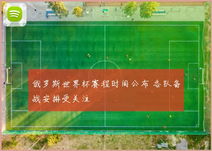 俄罗斯世界杯赛程时间公布 各队备战安排受关注