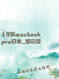 19岁macbookpro日本