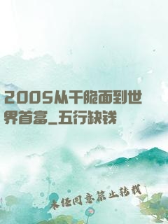 2005从干脆面到世界首富