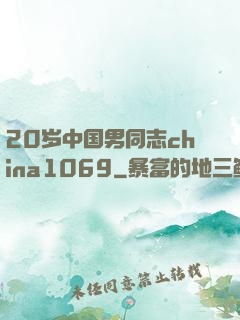 20岁中国男同志china1069