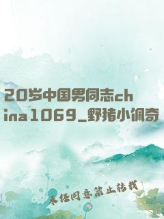 20岁中国男同志china1069