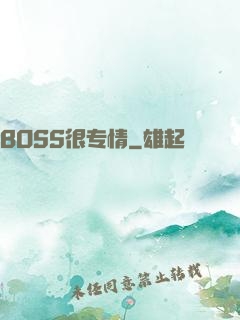 BOSS很专情