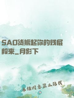SAO货撅起你的贱屁股来