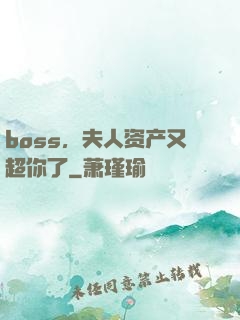 boss，夫人资产又超你了