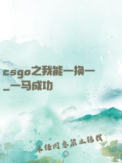 csgo之我能一换一