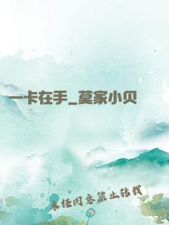 一卡在手