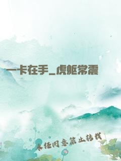 一卡在手