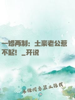 一婚两制：土豪老公惹不起！