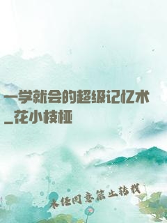 一学就会的超级记忆术