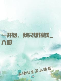 一开始，我只想搞钱
