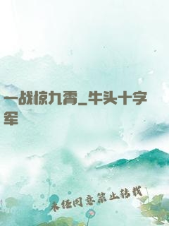 一战惊九霄