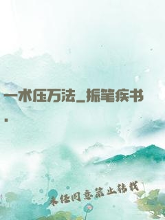 一术压万法