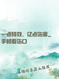 一点特效，亿点伤害