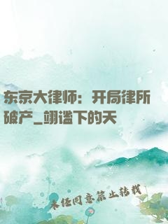 东京大律师：开局律所破产