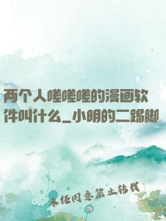 两个人嗟嗟嗟的漫画软件叫什么