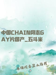 中国CHAIN同志GAY片国产