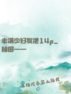 丰满少妇发泄14p