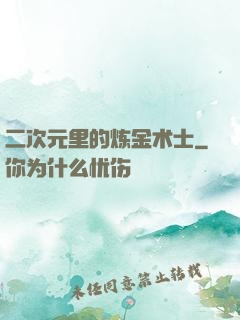 二次元里的炼金术士
