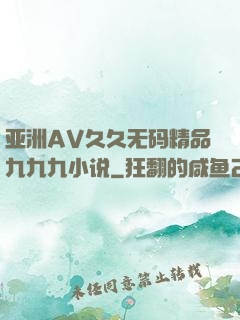 亚洲AV久久无码精品九九九小说