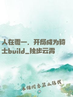 人在零一，开局成为骑士build