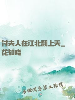 付夫人在江北翻上天
